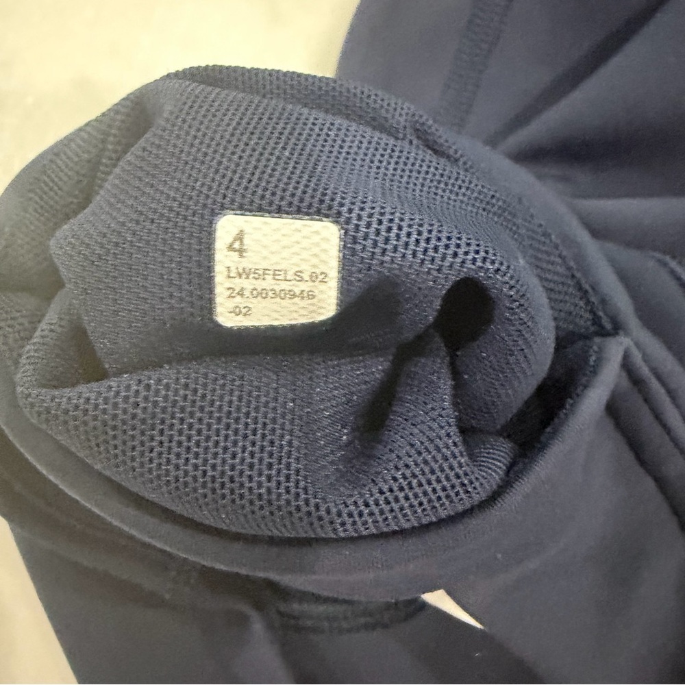 Lululemon Wunder Under SmoothCover High Rise 25” True Navy Size 4 nwot - Picture 4 of 5